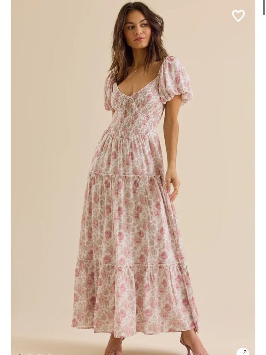 Altar'd State Dresses & Skirts - Pink Floral Maxi Dress Zurie Floral Maxi Dress Altar'd State Dress NWT